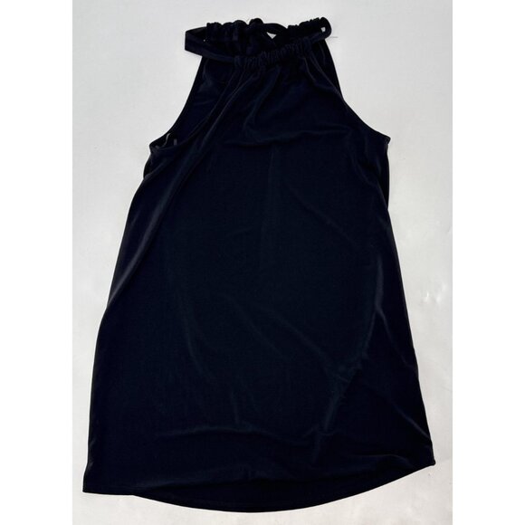 NWT Green Envelope Dress Women's‎ Sm Black Sleeveless Bow Tie Neckline Made USA - Picture 7 of 10